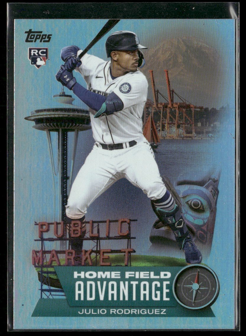 2022 Topps Update #HA-23 Julio Rodriguez Rookie RC Home Field Advantage Case Hit