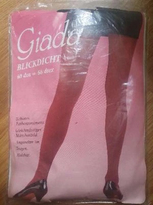Giada Feinstrumpfhose Damen Schwarz Gr. 36/40 Elegant Polyamid Blickdicht