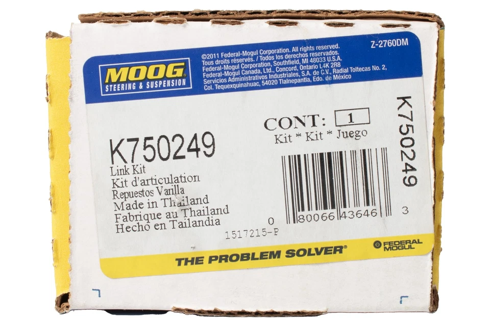 Kit de eslabones de barra estabilizadora trasera derecha Moog para Infiniti FX35 FX45 2003-2008 parte K750249 Foto 4 de 4