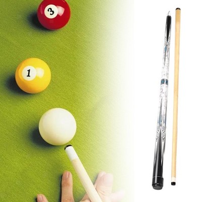 1/2 Split Billiard 1/2 segmentierte tragbare Poolstock für Spielleiste