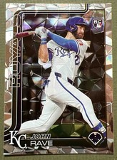2025 Topps Update John Rave #US192 (Diamante Foil) (RC) Royals