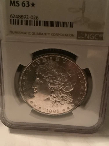1881-S Morgan Silver Dollar - NGC MS 63 STAR