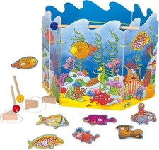 Goki 56884 - Angelspiel, 19-teilig, Holz