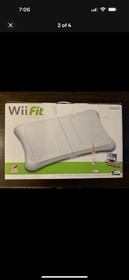 Wii Bundle w NIB Fit Board  Cords Controlle & Sensor Bar + 5 Games Lot TESTED