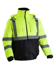 VEVOR High Visibility Reflective Safety Jacket Waterproof Winter Coat