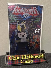 Do You Pooh? Poohnisher AP2 Embossed Metal Signed by Marat Mychaels with COA comic cover