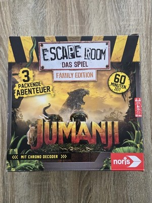 Escape Room Das Spiel - Jumaniji mit Chrono Decoder Familienedition 3 Spiele