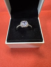 Beautiful 925 Sterling Silver Ring With Multi stone Size 9