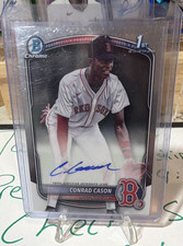 Topps 2025 Bowman Chrome Prospect Autographs Conrad Cason Auto #CPA-CCN Red Sox