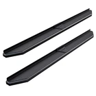 HD Ridez Flat Style Running Board 6" Black Fit 07-21 Toyota Tundra Double Cab