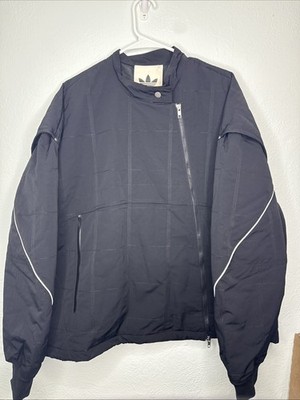 Adidas OG LA Motor Ave Racer Jacket Black Reflective Men s Sz Large JX6152 $330