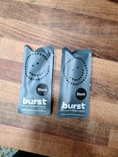 Burst Electric Toothbrush Replacement Heads Black Set of 2