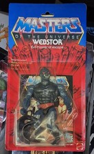 MOTU VINTAGE WEBSTOR MASTERS OF THE UNIVERSE MOC NEW SEALED HE-MAN