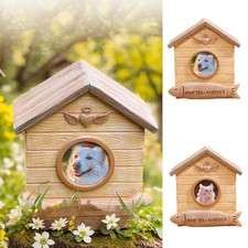 Resin Pet Urn For Ashes Cremation Urn Engraved Box Memorial Cremains Keepsake