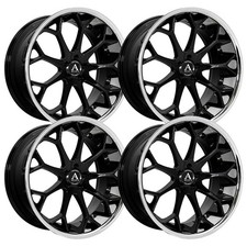 Set-4 Azad Az99 22x9 5x4.55x114.3 Black Ssl 35mm Wheels Rims 22 Inch Set-4 Azad Az99 22x9 5x4.55x114.3 Black Ssl 35mm Wheels Rims 22 Inch