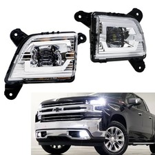 Oe-spec 15w High Power Led Fog Light Kit W Wiring For 19-up Chevrolet Silverado Oe-spec 15w High Power Led Fog Light Kit W Wiring For 19-up Chevrolet Silverado