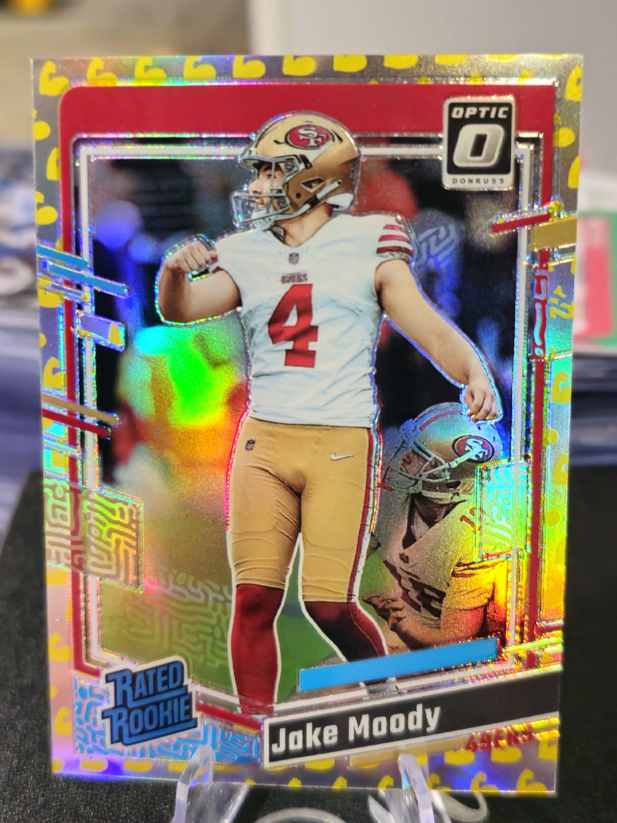 2023 Panini Donruss Optic Rated Rookie Flex Prizm #289 Jake Moody RC #027/149🔥