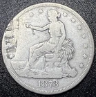 1873-CC Trade Silver Dollar $1 Rare Carson City Date