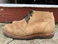 Men's Chippewa Milford Chukka Boots Shoes Tan Suede 1901G06 Size 8 E USA Made