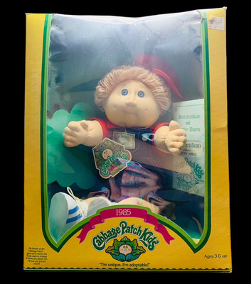 Coleco CABBAGE PATCH KID Doll HM#2 SPENCER JONAS Vintage XAVIER ROBERTS NOS 1985