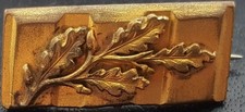 9968 German WW1 patriotic badge grenade shell oak leaves Weltkrieg 1914-16