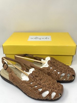 Comfortiva softspots Women's Tobago Natural Sandals Size 9.5 Extra Wide