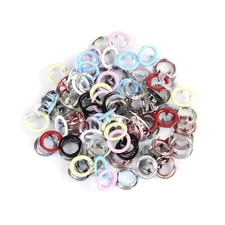 120 Sets Mix Colors Metal Prong Snap Buttons Fasteners Press Studs Plier New