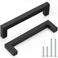 Probrico 30 Pack Black Cabinet Pulls Square Kitchen Cabinet Hardware 5