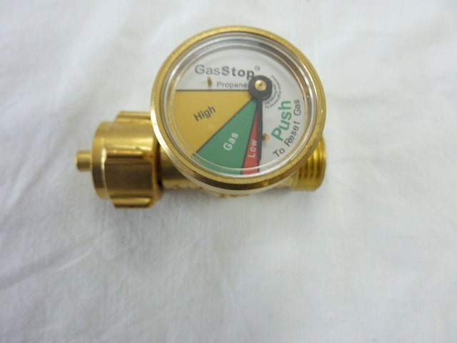 Gas Stop - HIGH LOW GAS PRESSURE GAUGE LEVEL INDICATOR PROPANE LPG