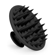 Silicone Scalp Massager Shampoo Brush, Brush for Hair Growth Black