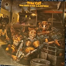 Tom Scott And The LA EXPRESS TOM CAT Vinyl LP SP-77029 1975 Ode Records Tested