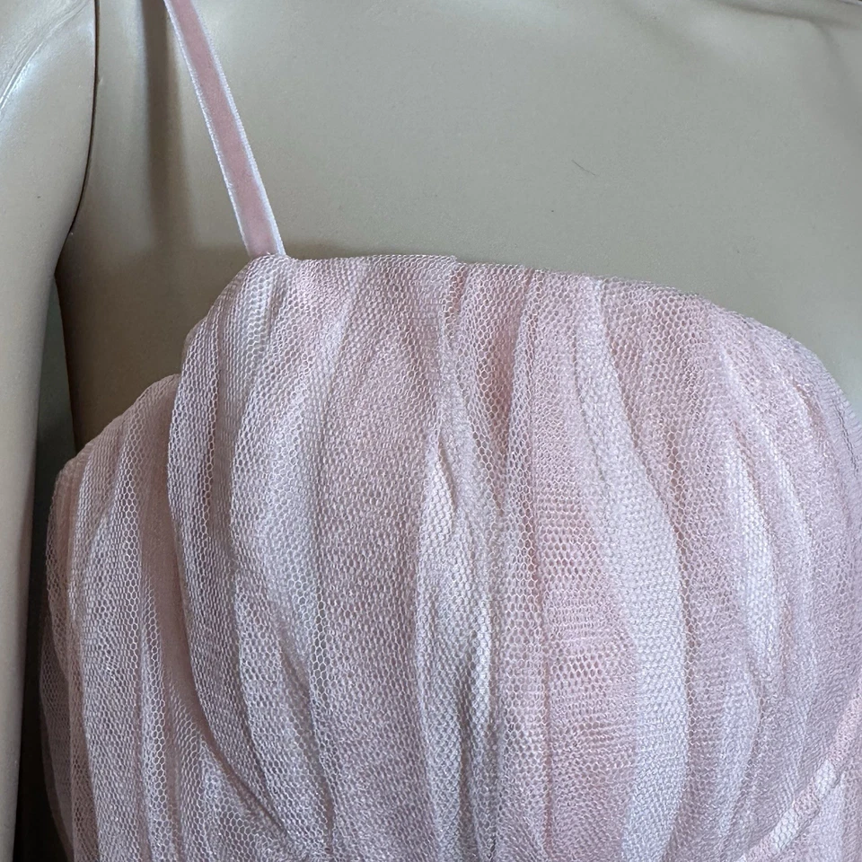 Vestido Midi Sau Lee Selina Revolve Rosa y Rubor Tul Talla 6 MRSP $500 Foto 4 de 4