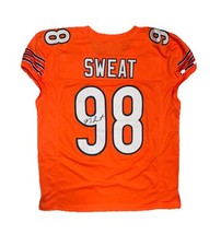 MONTEZ SWEAT signed autographed CHICAGO BEARS Game Cut Jersey w/ COA JSA