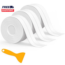 Caulk Tape Waterproof Self Adhesive 3 Rolls Toilet Caulk Sealing Strip Bathtub