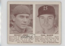 1941 Double Play R330 Mickey Owen Paul Waner #15-16 HOF n8a