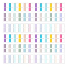  30 Sheets Notebook Tabs: Multi-Colored Book Index Tabs - Writable Sticky