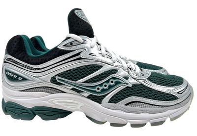 Saucony Progrid Omni 9 Men\'s Teal and Black Athletic Shoes Saucony ProGrid Omni 9 Mens Running Shoes Silver Teal S70739  main image 2