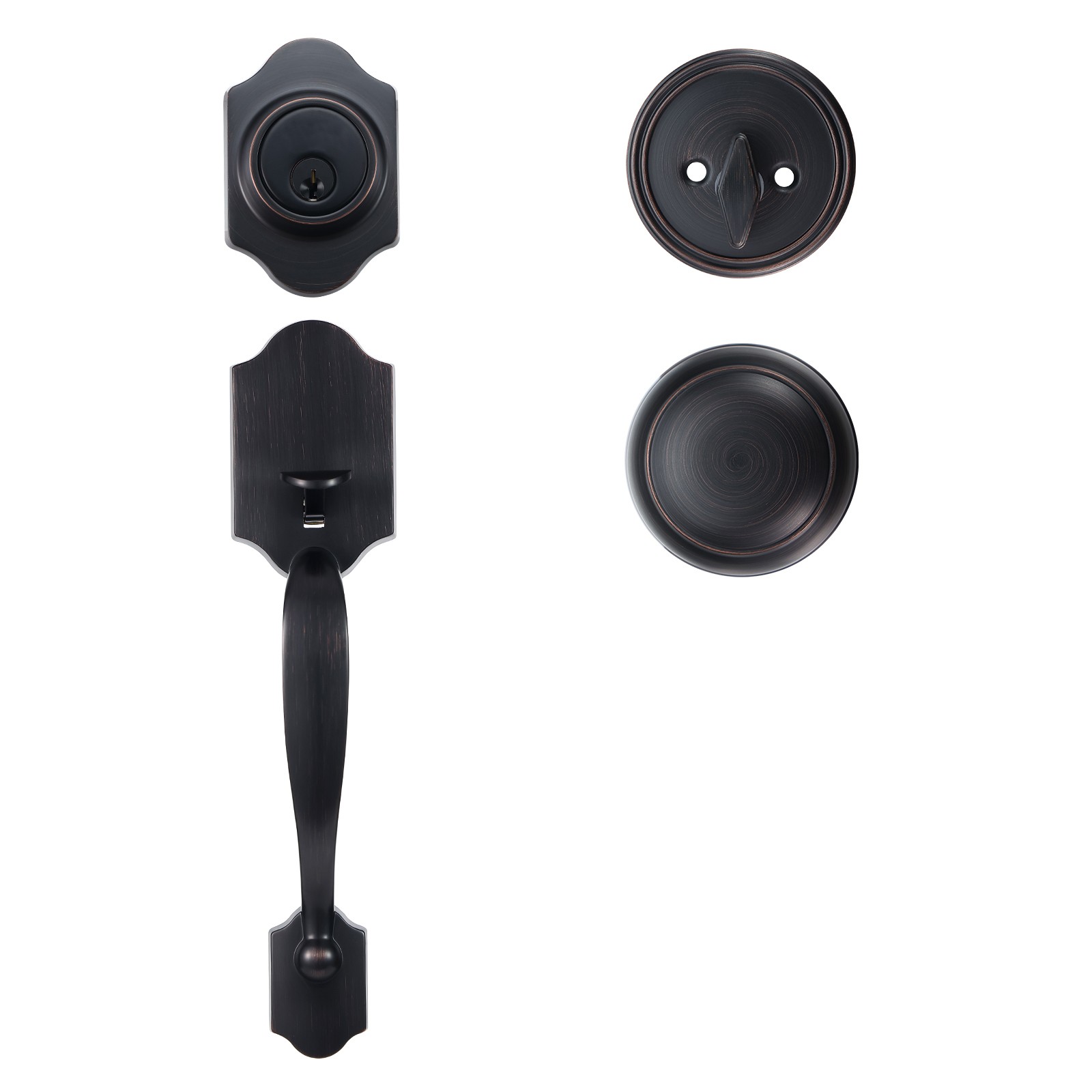 Rubbed Bronze Front Door