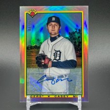 2020 Bowman Casey Mize #'d /30 Refractor Auto #90B-CM - Detroit Tigers RC