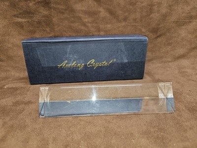 Amlong 6'' Crystal Triangular Clear Glass Prism Bar Teaching Light Spectrum w box