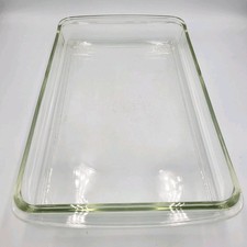 Vintage Pyrex 233 3 Qt Clear Glass Rectangula...