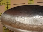 1939 New York Worlds Fair Souvenir Spoon Wm Rogers Textile Theme Building IS — photo 3