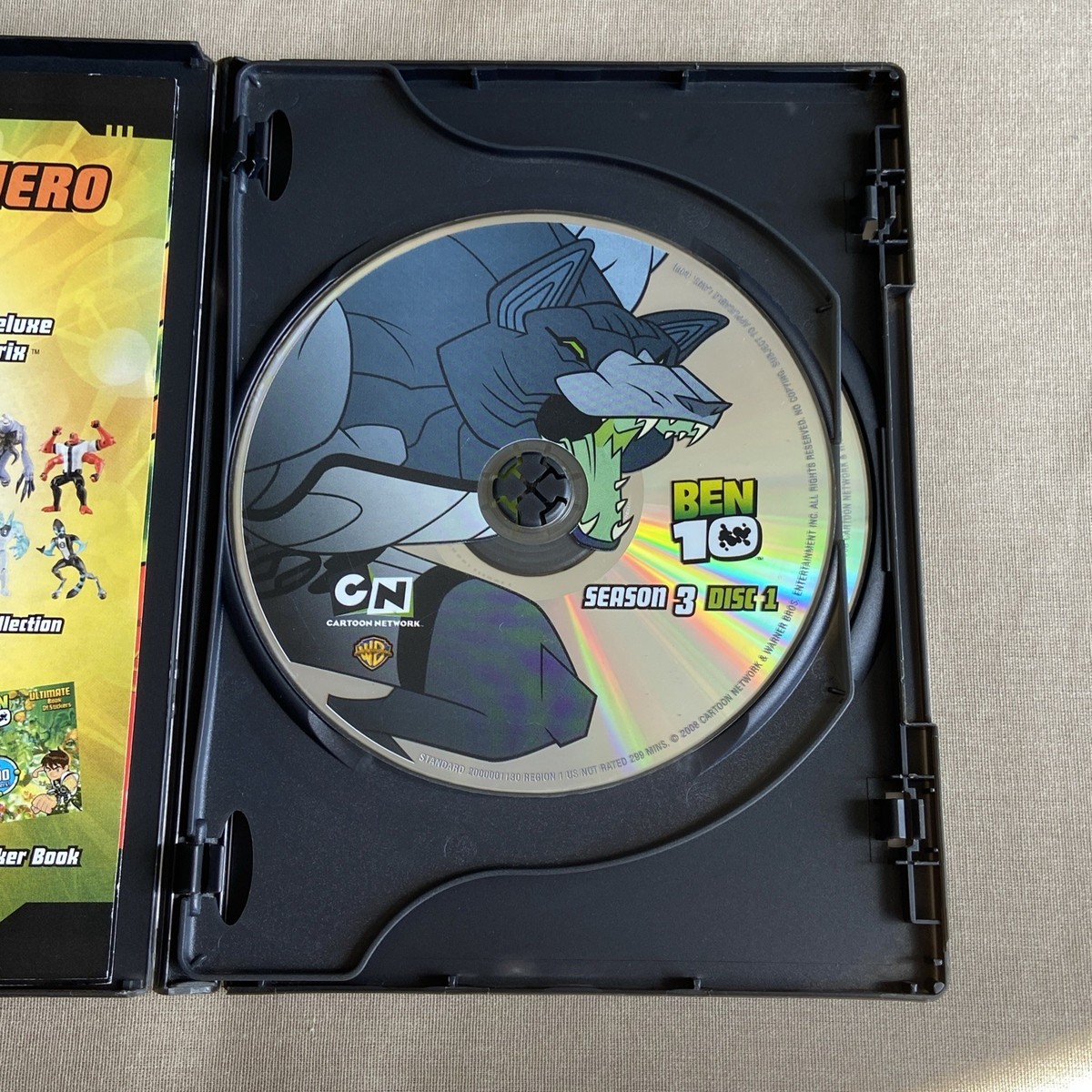 Ben 10: Complete Season Three (3) (DVD 2-Disc 2007) W/ Insert