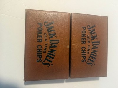 Jack Daniels Old No 7 Tennessee Whiskey Poker Set Lot of 3