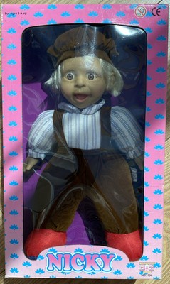 1990s Expressive Face Boy Doll By Padgett Brothers 13'' With Box unbenutzt