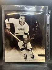 Ted Lindsay Signed 8x10 Autograph Photo Certified Auto Detroit Red Wings #7