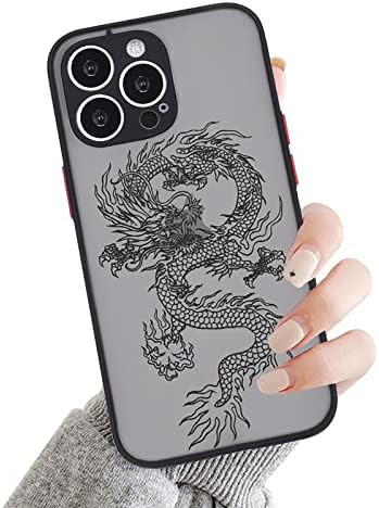 Compatible with iPhone 14 Pro Max Case for Clear Animal Dragon Cartoon Pattern F