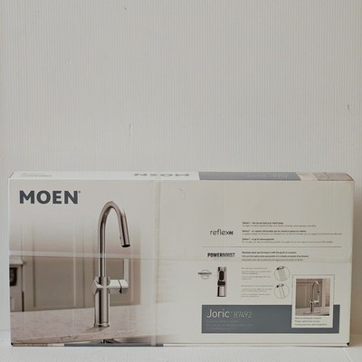 Moen Joric 87492  Pull-Down Kitchen Faucet Chrome Finish 4 Function Spray Wand
