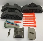Vtg 1987 GI Joe Mobile Command Center Vehicle Parts Lot Missiles Window Etc