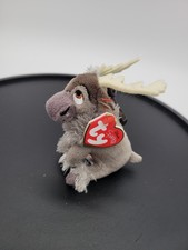2015 Ty Beanie Baby Sven Reindeer Disney Sparkle Frozen Movie Key Clip W/ TAG 4"